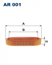 Vzduchový filtr Filtron AR001