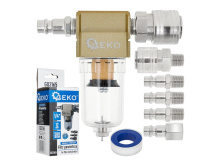 Vzduchový filtr s odlučovačem vody, závit 1/4" - GEKO