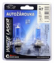 Žárovka 12V  H7  55W PX26d WHITE LASER blister 2ks