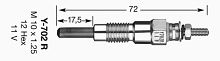 Žhavící svíčka NGK Y-702R