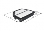 Vzduchový filtr Bosch F 026 400 203