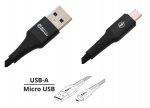 Datový a nabíjecí kabel SPEED USB-A / micro USB 480 Mb/s 1,5m