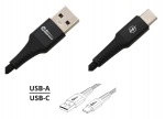 Datový a nabíjecí kabel SPEED USB-A / USB-C 480 Mb/s 1,5m