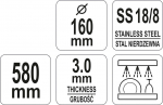 Sběračka děrovaná 400mm