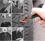 Sada na opravu defektu pneumatiky 45 dílů