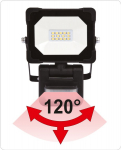 Reflektor SMD LED, 50W, 5000lm, IP54, pohyb. senzor