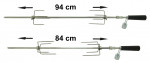 Grilovací jehla 94cm 230V UNI