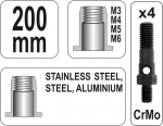 Nýtovací kleště pro matice 200mm M3,M4 M5,M6