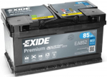 Exide Premium Carbon Boost 12V 85Ah, 800A, EA 852 pravá