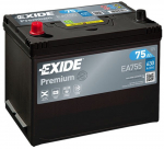 Exide Premium Carbon Boost 12V 75Ah 630A EA755