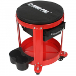 Montážní pojízdné sedátko se zásuvkou a přihrádkou MAR-POL