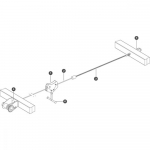 Lanová dráha - mechanismus pro uchycení lana - na hranoly KAXL