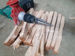 Štípací trn - kužel na dřevo 32x95mm s uchycením HEX KAXL