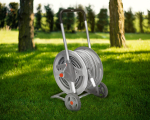 Pojízdný, kovový vozík na hadice 1/2", 70m SILVER PRO