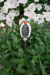 Zahradní měřič kyselosti půdy, půdní vlhkosti, slunečního záření a teploty půdy LCD WHITE LINE