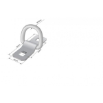 Upínací oko s třmenem 92mm