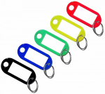 Štítek na klíče s kroužkem (10 barev)