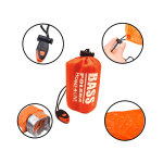 Izotermická nouzová folie/spacák 212x90cm, s píšťalkou BASS