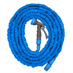 Flexibilní, smršťovací zahradní hadice 7,5m-22m s postřikovačem - modrá TRICK HOSE