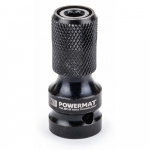 Adaptér z 1/2" čtyřhran na 1/4" HEX pro rázové utahováky POWERMAT