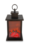 Lucerna s imitací ohně 28x14x14cm, LED