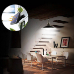 Solární LED lampa/lustr s dálkovým ovládáním BASS