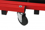 Montážní pojízdné lehátko, stolička 2v1 černo-červené MAR-POL