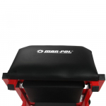 Montážní pojízdné lehátko, stolička 2v1 černo-červené MAR-POL