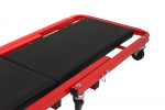 Montážní pojízdné lehátko, stolička 2v1 černo-červené MAR-POL