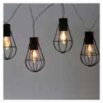 Ozdobná LED svítidla, 10ks, 4m, solární nabíjení BASS