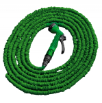 Flexibilní, smršťovací zahradní hadice 10-30m s postřikovačem - zelená TRICK HOSE