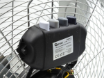 Podlahový ventilátor 135W, 50cm ocelový INOX GEKO