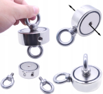 Magnet fishing oboustranný 190kg pro lovce pokladů BASS