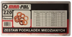 Měděná podložka, sada 220ks MAR-POL