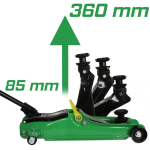 Hydraulický nízkoprofilový pojízdný zvedák 2.5 t MAR-POL