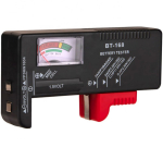 Tester baterií AAA, AA, 9V