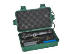 Taktická svítilna, LED XHP50, 15 W, 1500 lm, 1800 mAh - GEKO