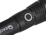 Taktická svítilna, LED XHP50, 15 W, 1500 lm, 1800 mAh - GEKO