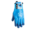 Voděodolné, zateplené pracovní rukavice, jersey - latex, velikost 9 - GEKO