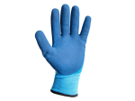 Voděodolné, zimní pracovní rukavice, bavlna - latex, velikost 9 - GEKO