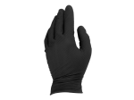Nitrilové rukavice Solid Grip, pevné, odolné chemikáliím, 50 ks, černé, velikost XL - GEKO