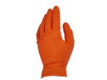 Nitrilové rukavice Solid Grip, pevné, odolné chemikáliím, 50 ks, oranžové, velikost M - GEKO
