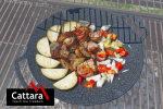 Grilovací korejská pánev, ALU slitina, 36cm