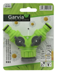 Rozdělovač hadicový Y 1/2" - 3/4" pro 2 rychlospojky s uzávěrem