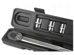 VÝHODNÝ SET 3+1 ZDARMA - Pojízdný hydraulický zvedák 2.5 t, momentový klíč 1/2", 28–210 Nm, Klíč L teleskopický 17–19 mm + Zajišťovací klíny