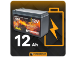 Aku zádový postřikovač 16 l, 12 V, 12 Ah - POWERMAT