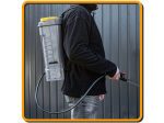 Aku zádový postřikovač 16 l, 12 V, 12 Ah - POWERMAT