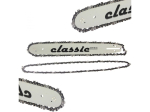 Vodící lišta na řetězové pily a 2 řetězy 16", 40cm, 1,3mm, 3/8" CLASSIC