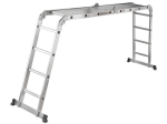 Multifunkční kloubový žebřík 4×4 příčky + podlážka - GEKO