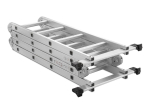 Multifunkční kloubový žebřík 4×4 příčky + podlážka - GEKO